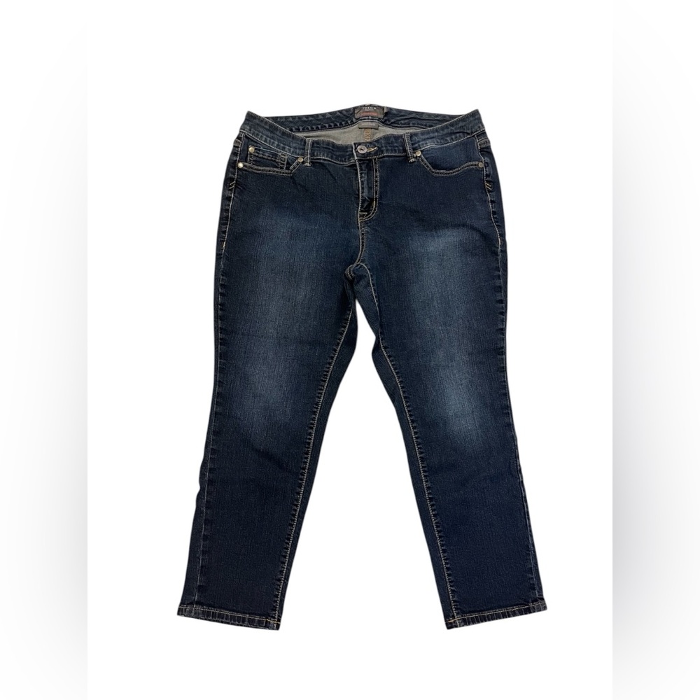 torrid Dark Indigo Cropped Stretch Jeans